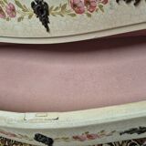 Louis XV style chest of drawers painted with flowers, Italian manufacture