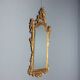 Antique baroque mirror in carved and gilded wood, Italy, 20th century