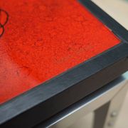 Glass coffee table, Danish design, 1970s, designer: Jean Rene