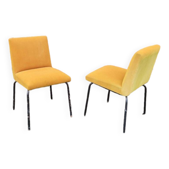 Pair of Pierre Guariche Chairs for Meurop 1960