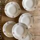 Set of 6 vintage soup plates model Marie-Laure de Gien