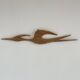 Vintage Teak Wood Wall Bird, 1960s
