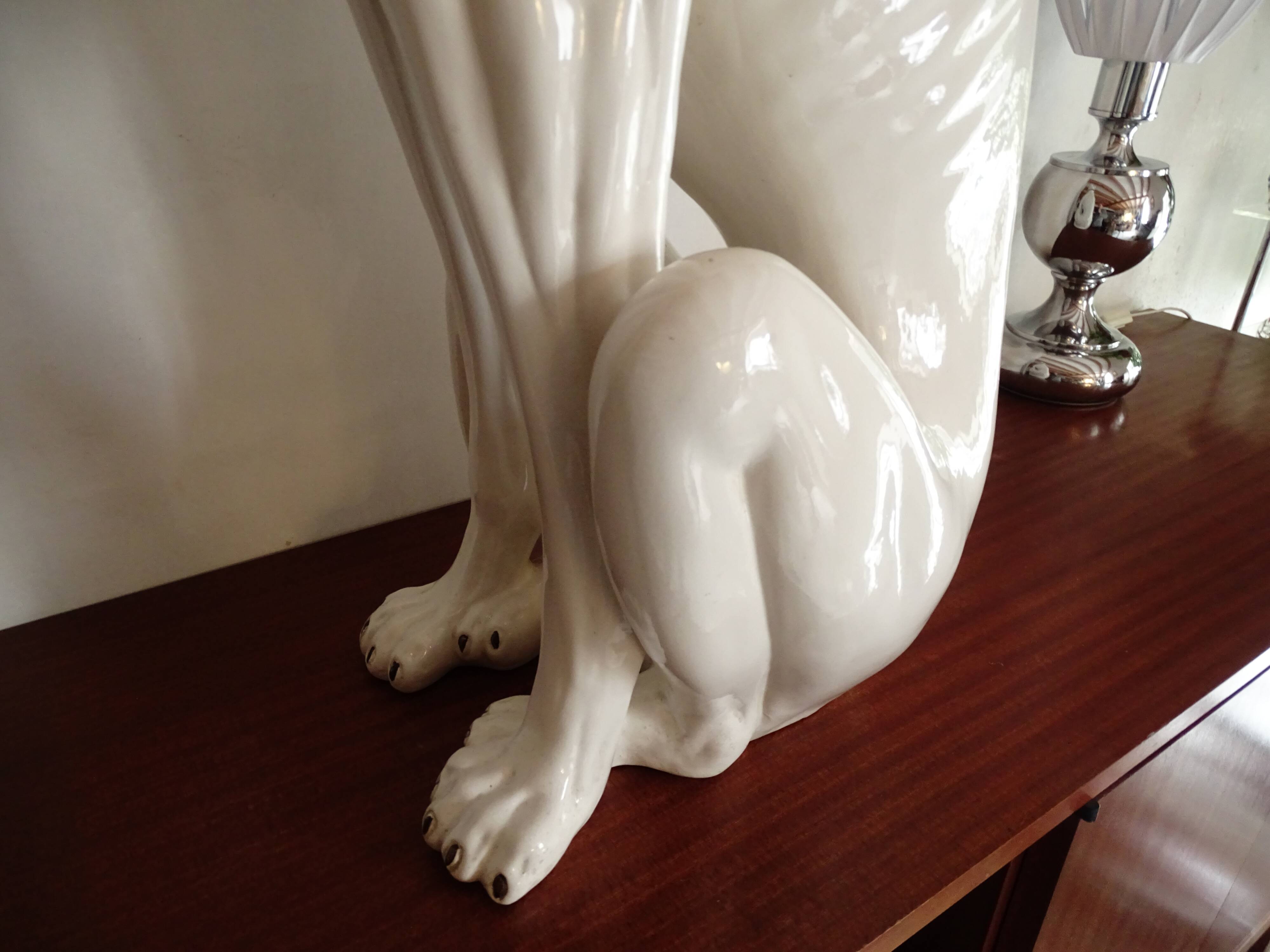 Ceramic dog 1960 vintage