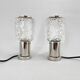 Pair of Mid-Century Chrome Table  Lamps, Kamenicky Senov, 1960's