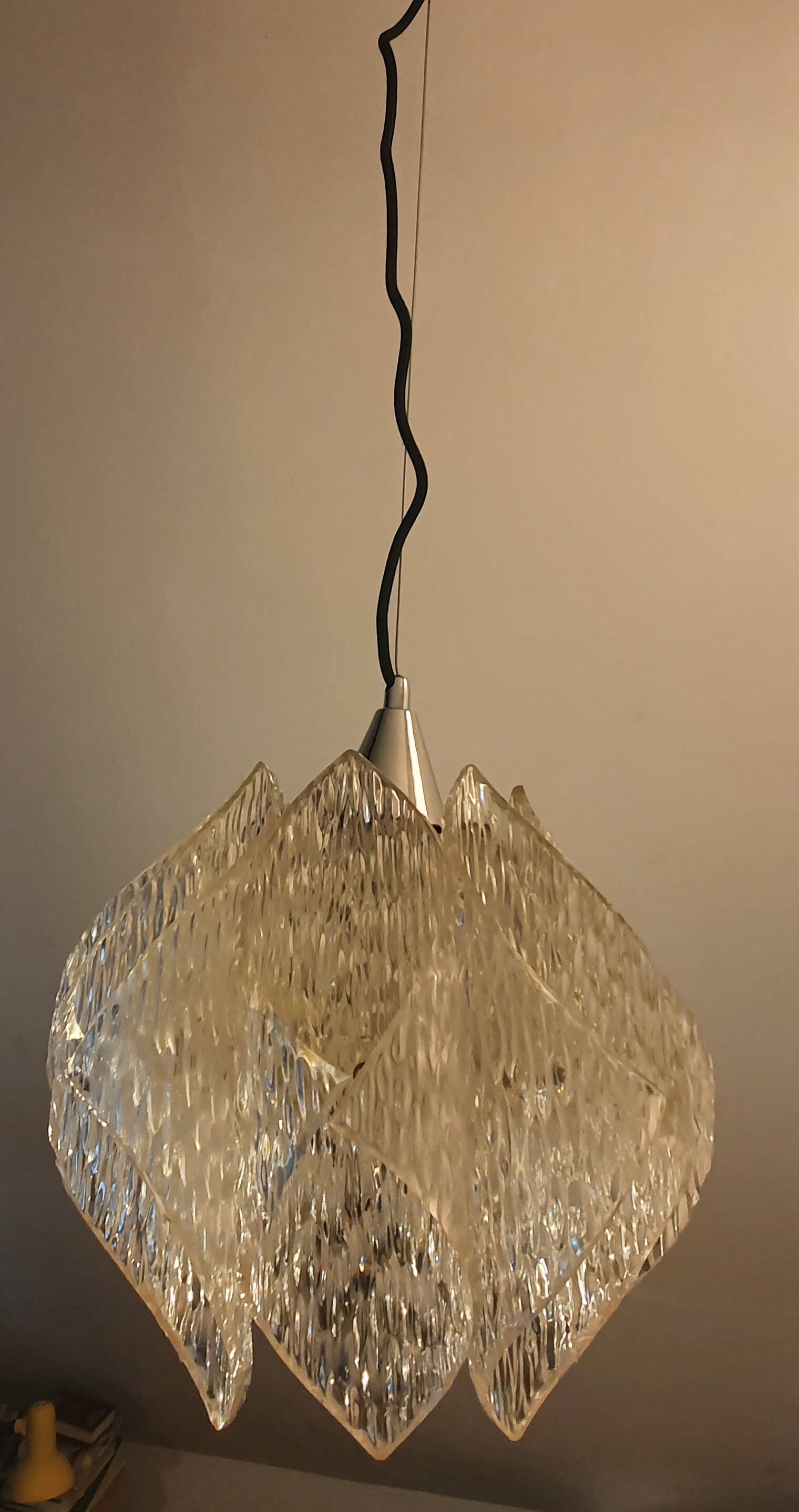 Gangkofner space age pendant light from the 70s