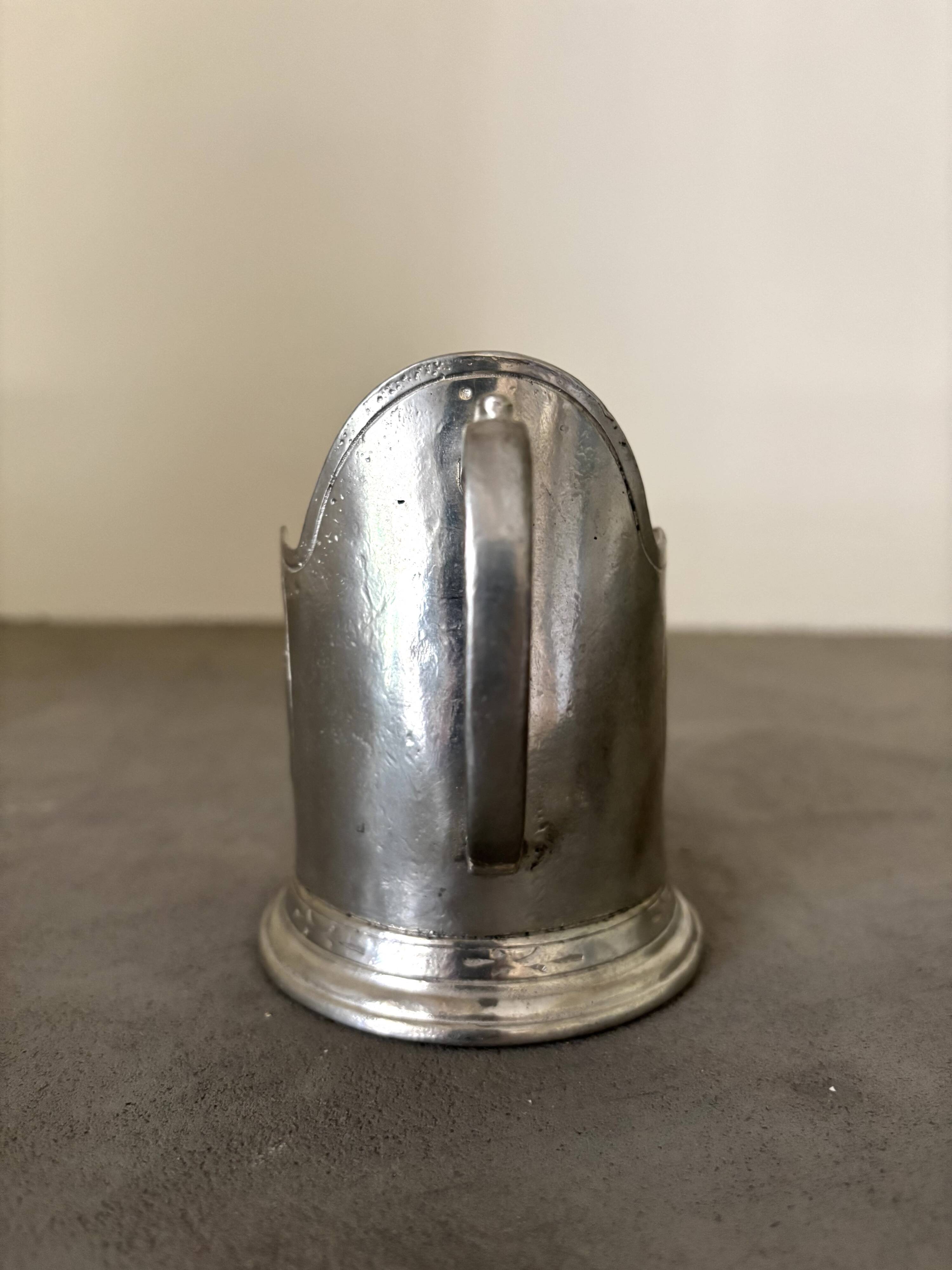 Engraved candle holder