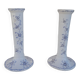 Earthenware candlesticks from Moustiers