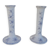 Earthenware candlesticks from Moustiers