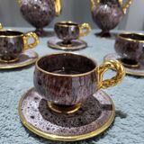 Complete coffee and tea set by Marius Gugie Vallauris Vintage