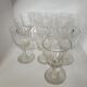 Lot de 10 verre à facettes à vin ou à eau