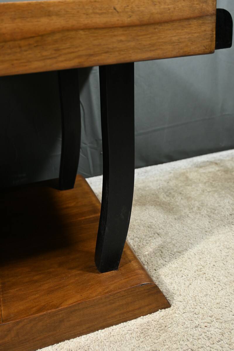 Art Deco Walnut Coffee Table – 1930