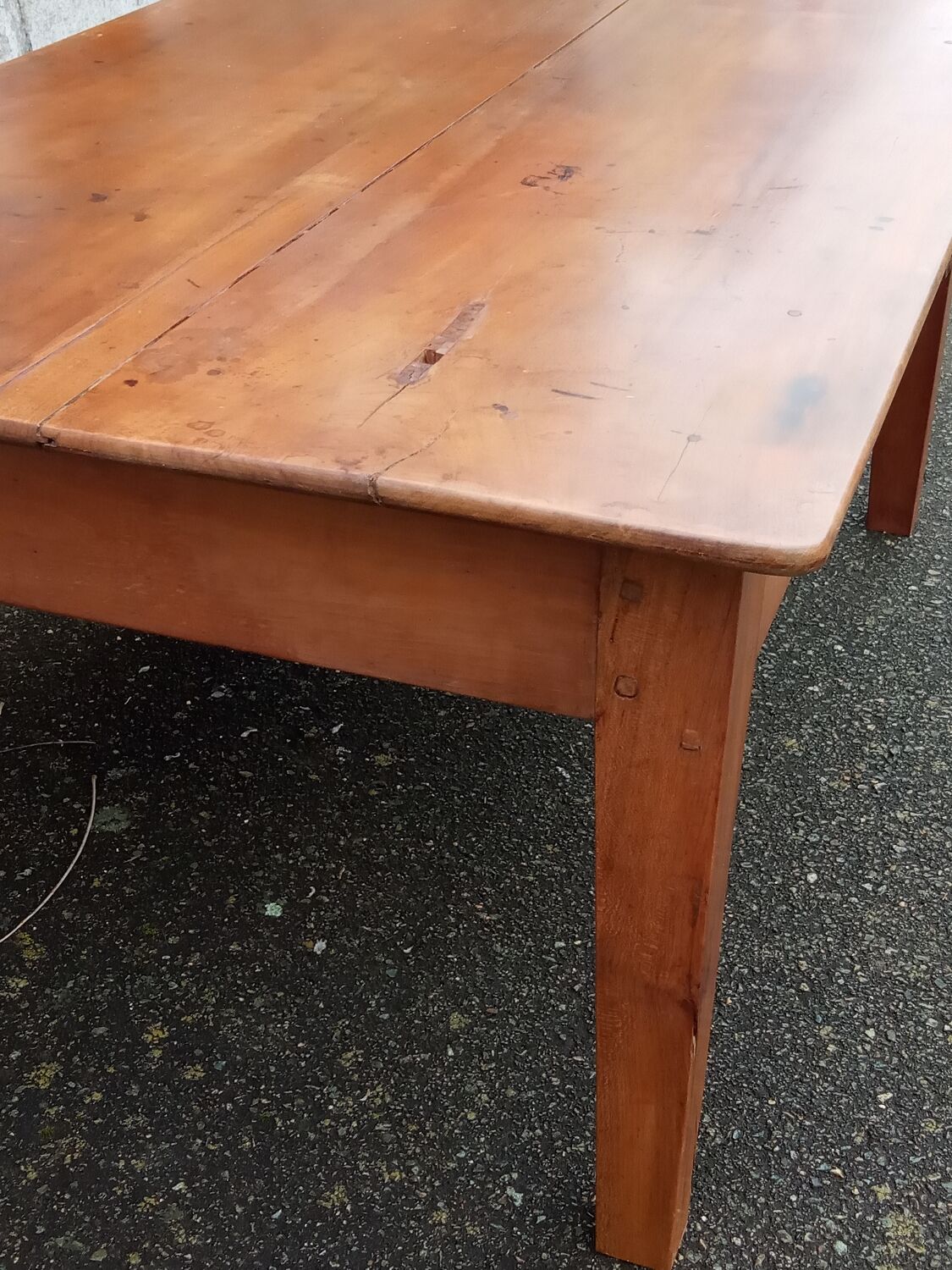Cherry wood coffee table
