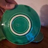 Set of 3 ceramic plates from Vallauris signed Cerenne vintage 60s