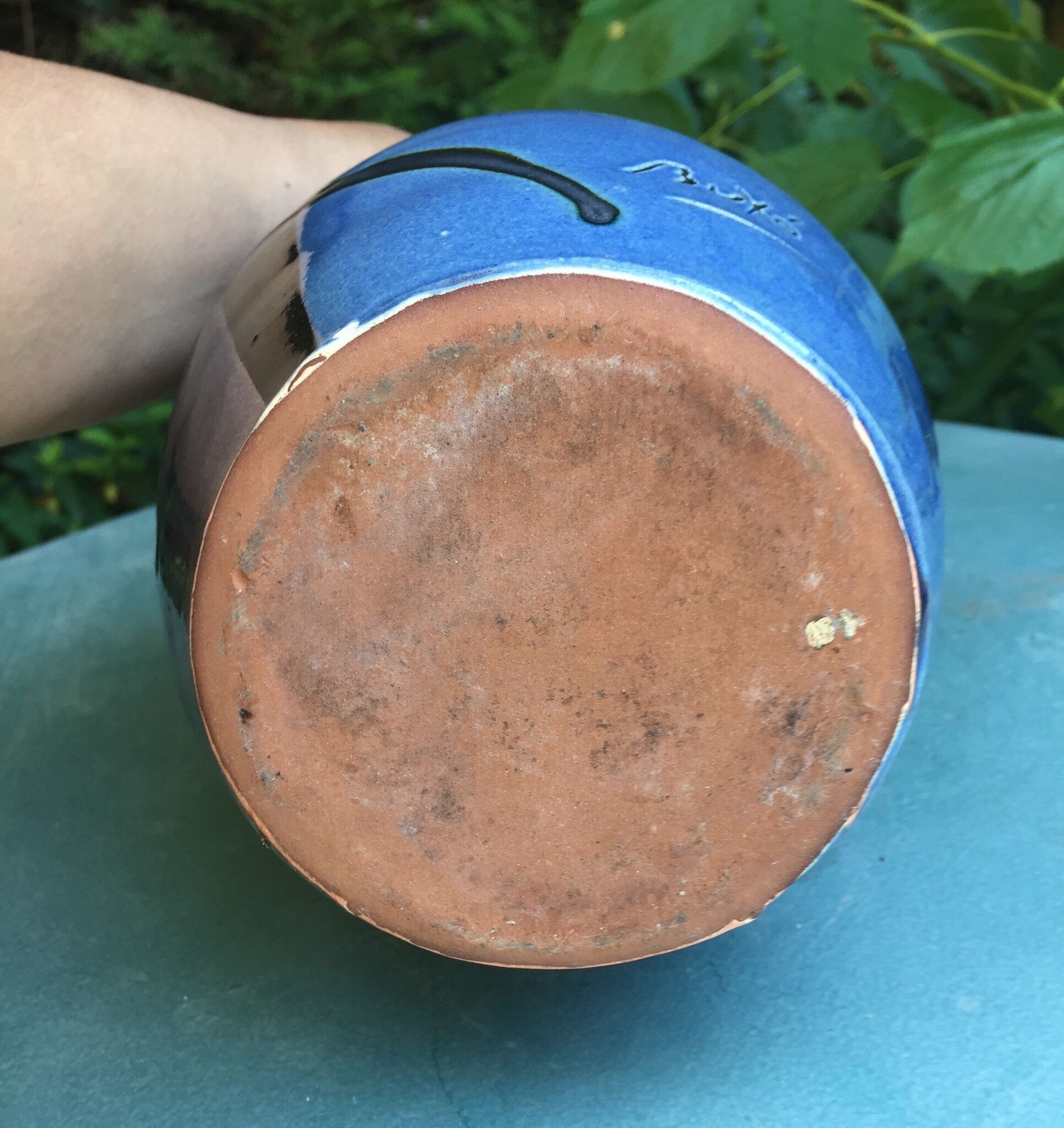 Ceramic vase signed Buxo