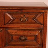 17th Century Jacobean Chest of Drawers in Oak and Walnut