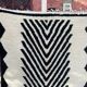 Handmade pure wool rug, size 100 x 200 cm