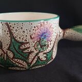 Vallauris frying pan with "Aux Chardons" motif, by Etienne Daniel