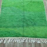 Handmade Moroccan wool Berber rug size 100 x 200 cm