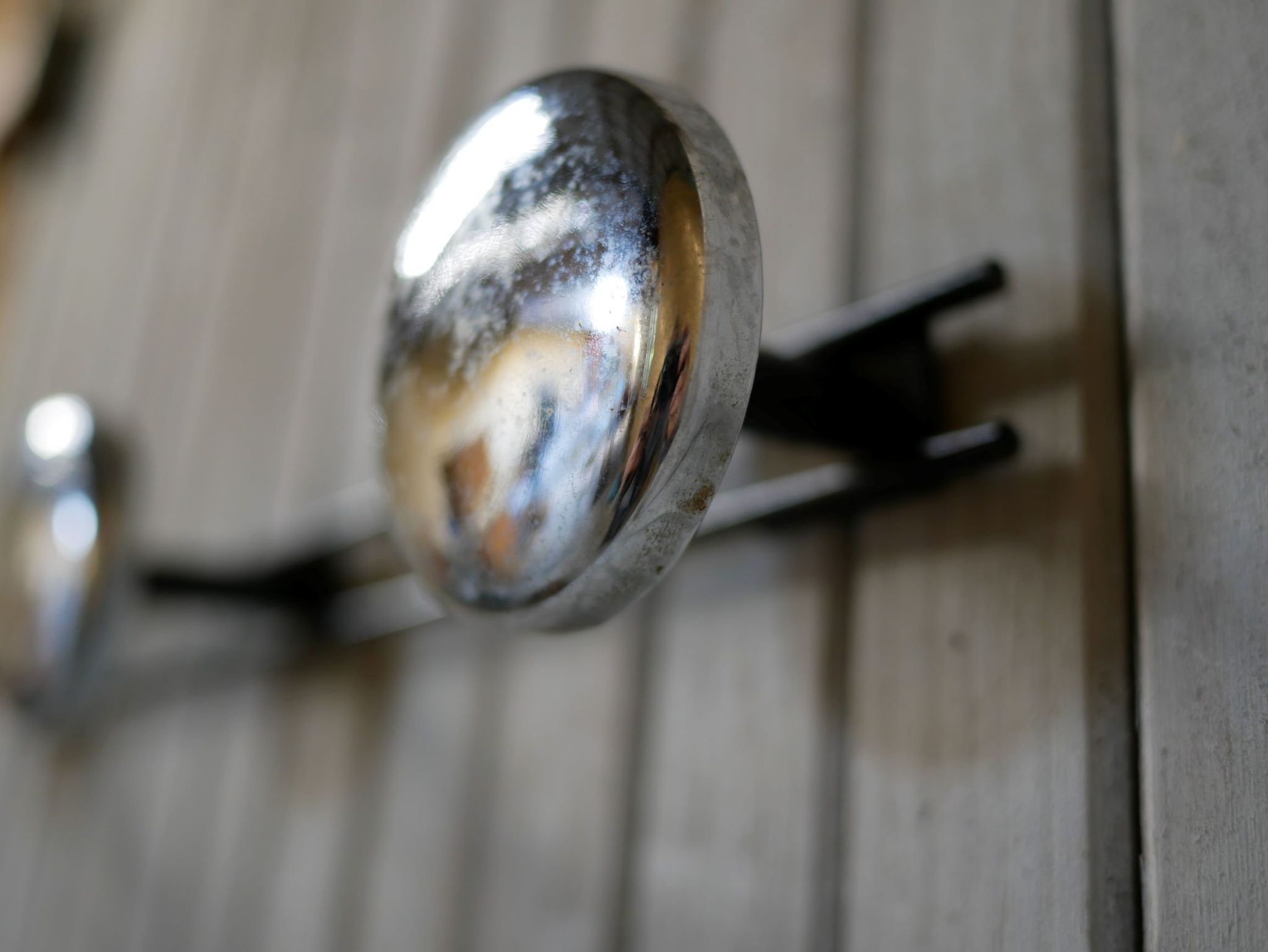 Coat rack wall vintage metal three hooks