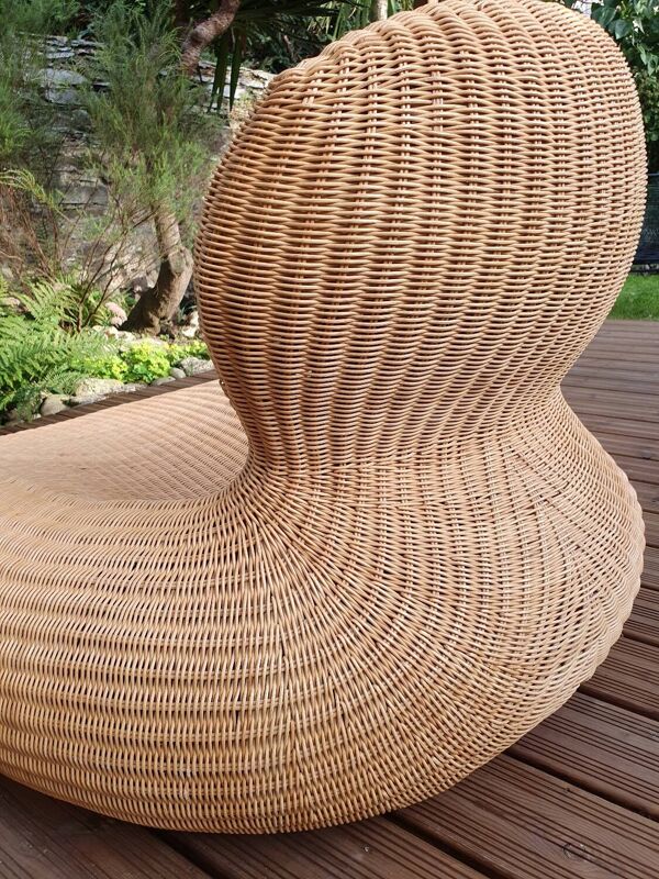 Fauteuil en rotin Storvik de Carl Öjerstam pour Ikea