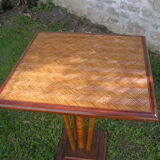 Rattan bistro table