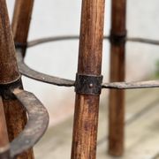 Set of 3 wooden stools