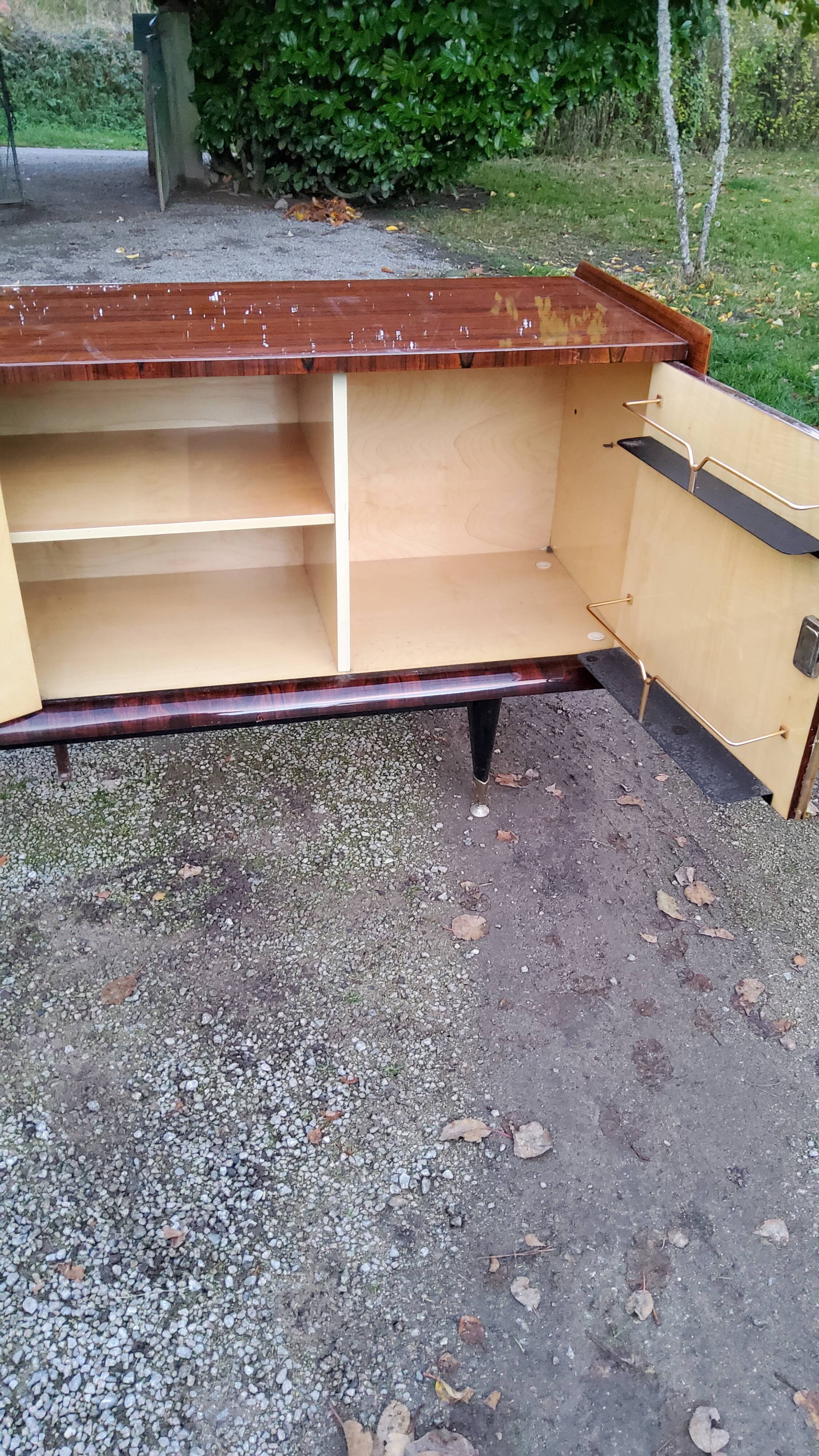 60s rosewood rosewood blackened feet airplane wings