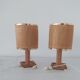 Pair of bedside lamps