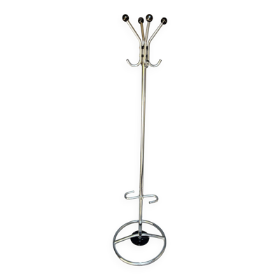 Porte-manteau chromé Kovona, Tchécoslovaquie, années 1950