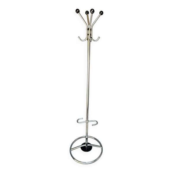Porte-manteau chromé Kovona, Tchécoslovaquie, années 1950