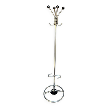 Porte-manteau chromé Kovona, Tchécoslovaquie, années 1950