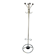 Kovona chromed coat stand, Czechoslovakia, 1950s