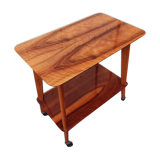 Desserte, TV table, varnished wood, from the 1950s