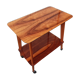 Desserte, TV table, varnished wood, from the 1950s