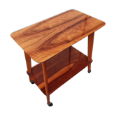 Desserte, TV table, varnished wood, from the 1950s