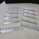 Set of 11 lead crystal knife holders