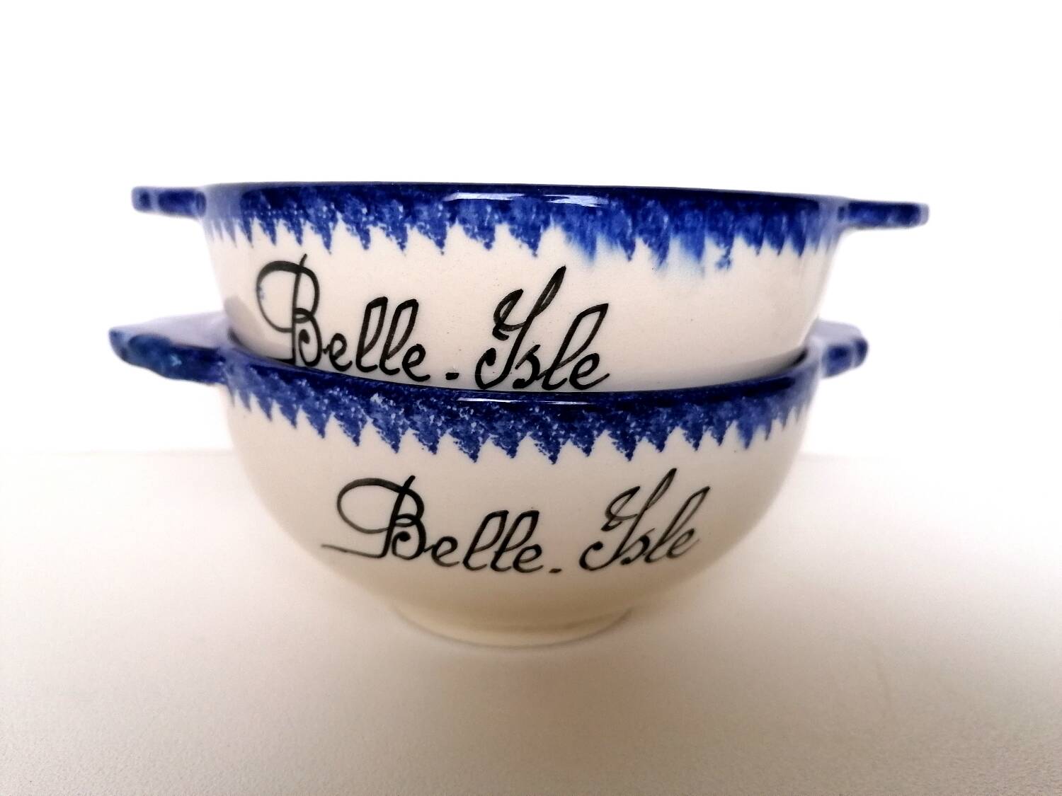 Two Henriot Quimper Breton bowls