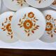 6 dessert plates & 1 pie dish from the 1970s 210194