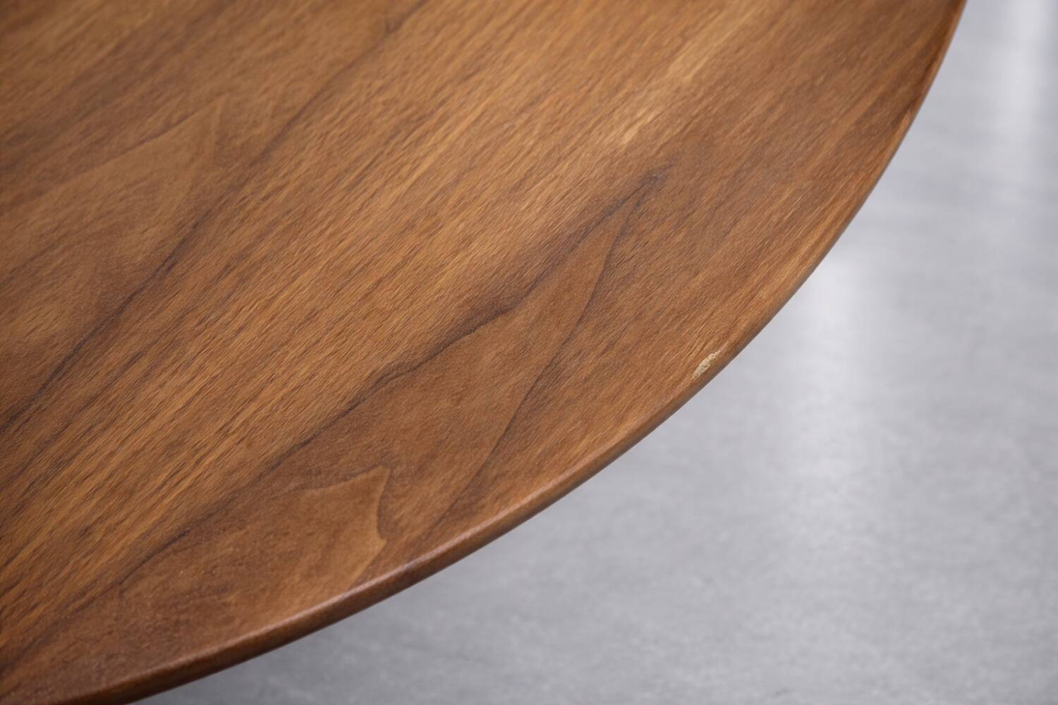 Vintage Mid-Century Scandinavian Modern Round Trippo Table