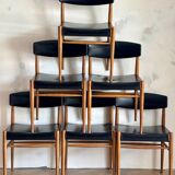 6 Scandinavian chairs
