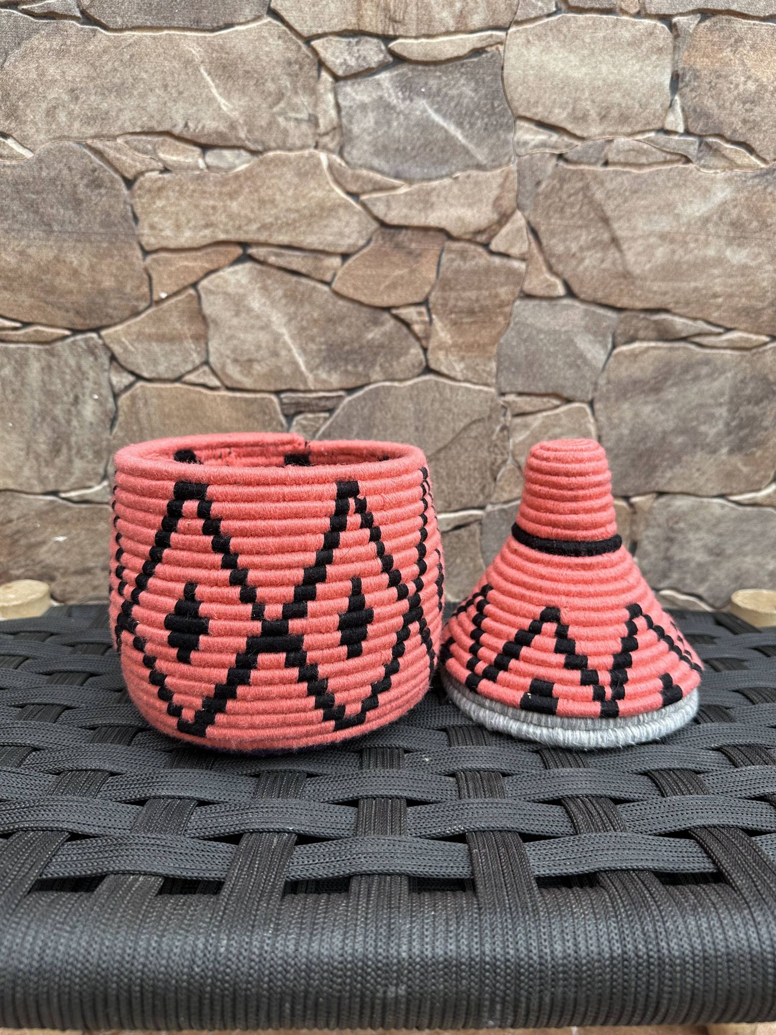 handmade, Moroccan basket, African basket, woven bowl, wall basket.