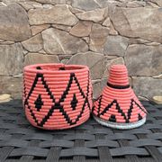 handmade, Moroccan basket, African basket, woven bowl, wall basket.