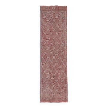 Tapis de couloir turc vintage 85x293 cm