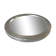 Plateau miroir rond argenté années 50