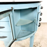 Vintage dentist cabinet leon martin girator meuble