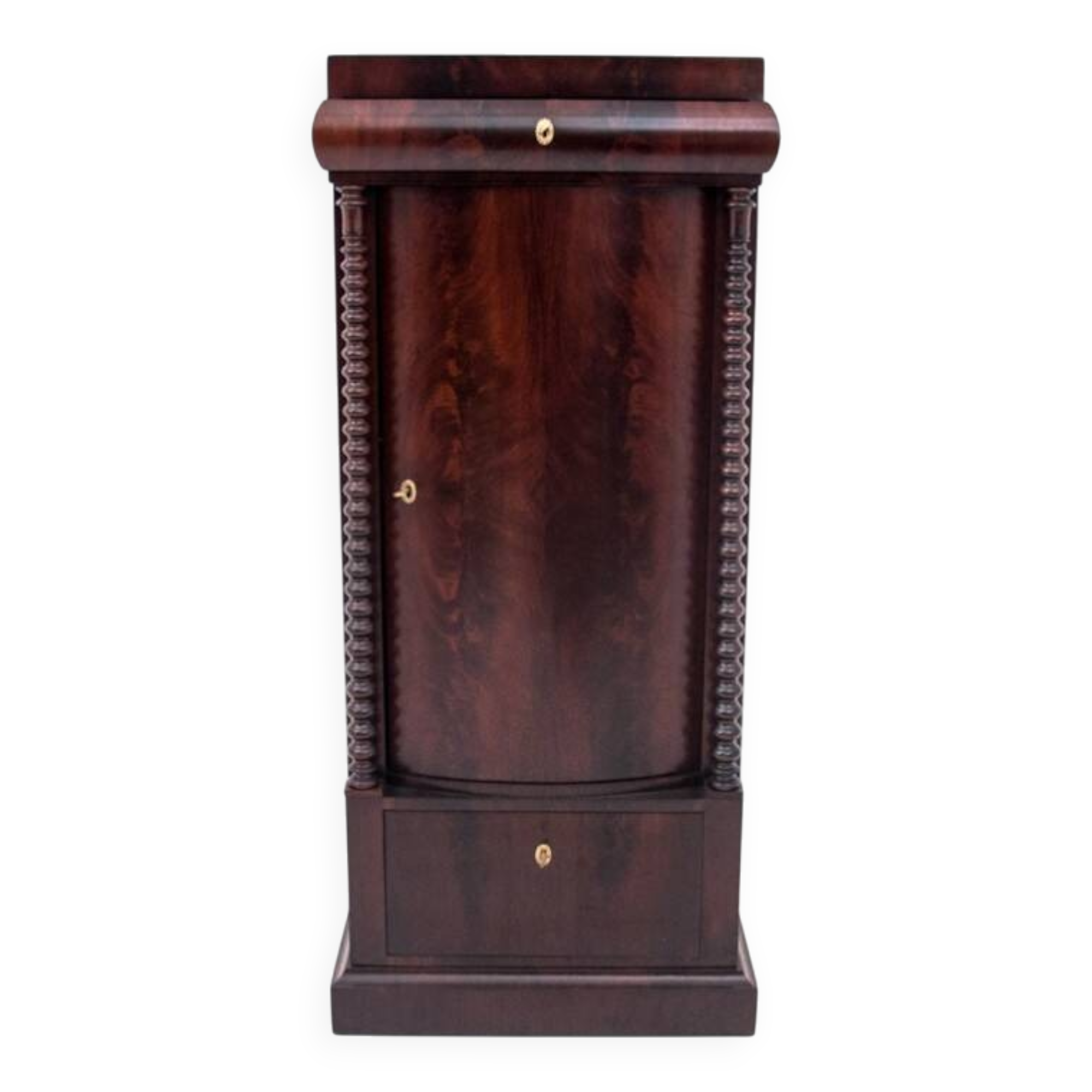 Mahogany cabinet, Northern Europe, circa 1860.