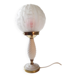 Art deco opaline lamp