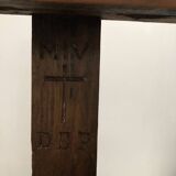 Etagère murale ancienne en bois ayant appartenu à un religieux