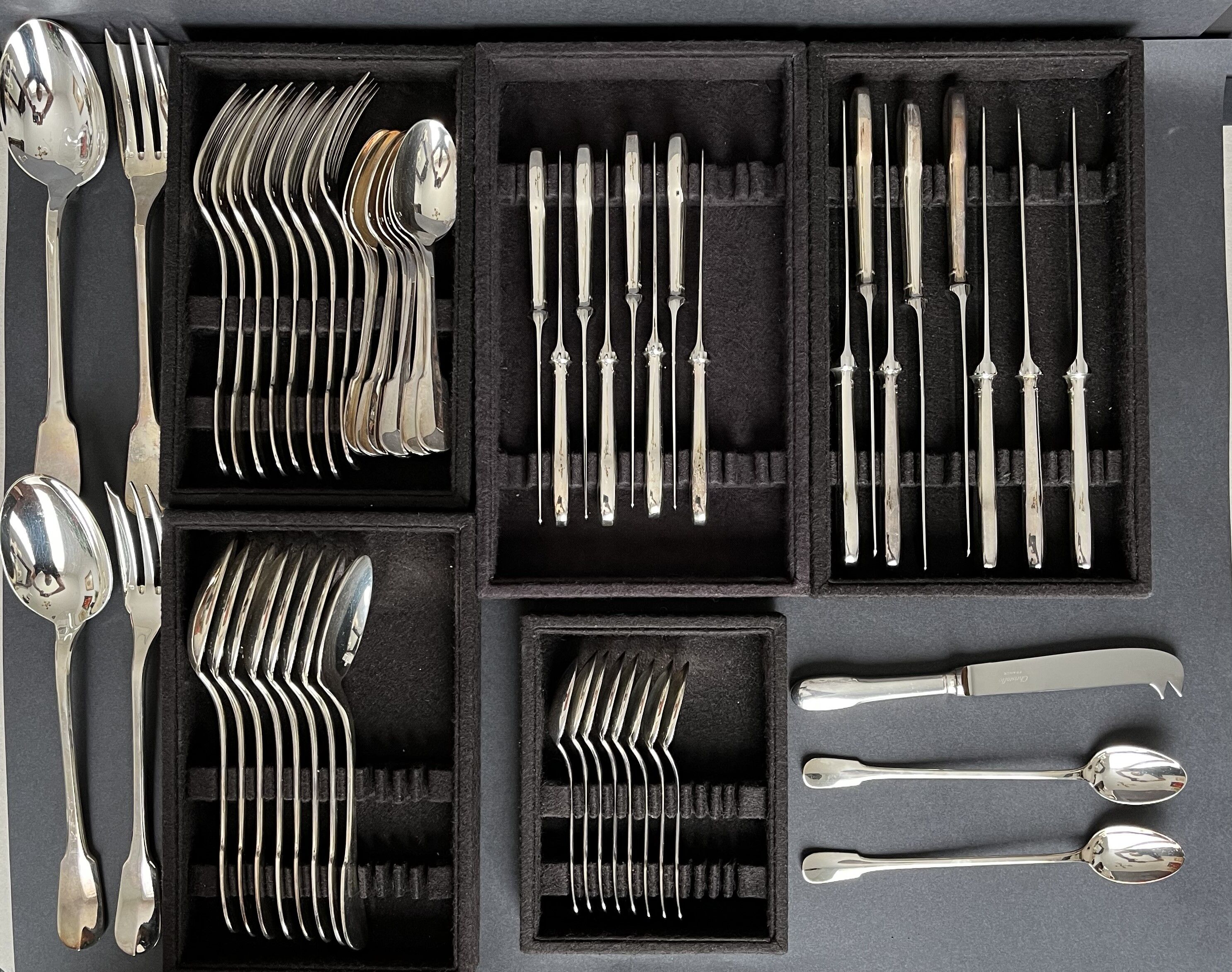 Housewife Christofle in silver metal model uniplate