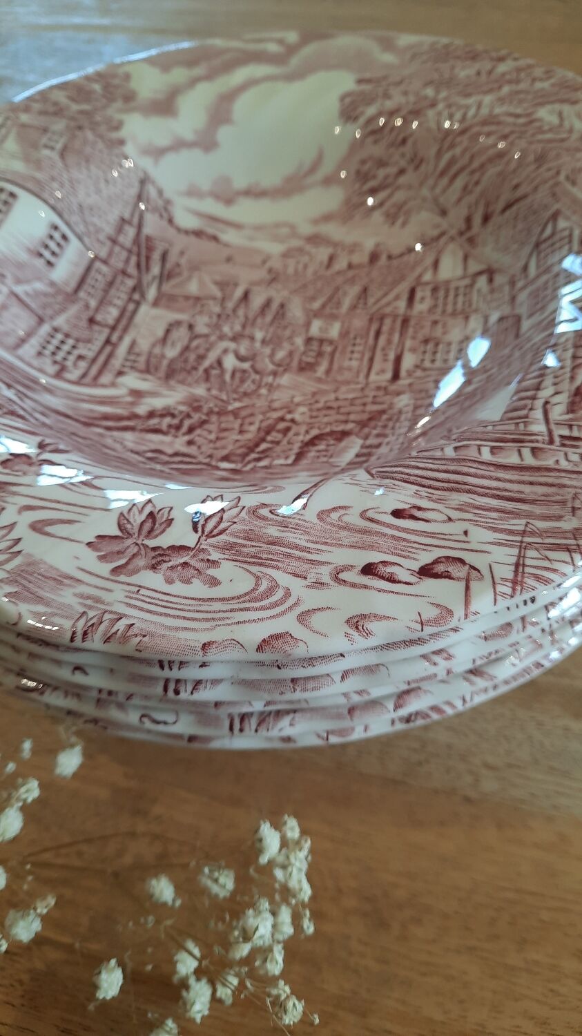 English hollow plates